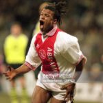 Edgar Davids, Ajax Amsterdam, celebrates first goal  (Photo by Matthew Ashton/EMPICS via Getty Images)