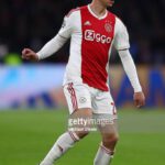 AMSTERDAM, NETHERLANDS - APRIL 10:  Frenkie de Jong of Ajax during the UEFA Champions League Quarter Final first leg match between Ajax and Juventus at Johan Cruyff Arena on April 10, 2019 in Amsterdam, Netherlands. (Photo by Michael Steele/Getty Images)