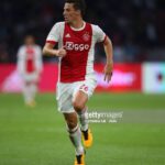 AMSTERDAM, NETHERLANDS - AUGUST 02: Nick Viergever of Ajax during the UEFA Champions League Qualifying Third Round match between Ajax and OSC Nice at Amsterdam Arena on August 2, 2017 in Amsterdam, Netherlands. (Photo by Catherine Ivill - AMA/Getty Images)